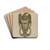Door Knocker by Christopher Hobbs Drink Coasters - set of 4 Door Knocker by Christopher Hobbs Drink Coasters - set of 4