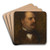 Grover Cleveland by Eastman Johnson Art Drink Coaster set