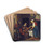 An Old Woman Selling Fish by Gabriel Metsu Drink Coasters - set of 4