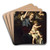 Virgin and Child with Angels by Bartolomeo Cavarozzi Art Drink Coaster set