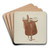 Side Saddle by Randolph F. Miller Art Drink Coaster set Side Saddle by Randolph F. Miller Art Drink Coaster set