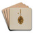 Locket by Edward White Art Drink Coaster set