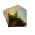 Felsige Gebirgslandschaft mit Wasserfall by Christian Wilhelm Ernst Dietrich Drink Coasters - set of 4