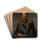 Portrait of Friedrich Berg by Aleksander Lesser Drink Coasters - set of 4