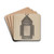 Lantern by Columbus Simpson Drink Coasters - set of 4