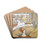 The Circus by Georges Seurat Drink Coasters - set of 4