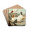 C. Vestalis by Gustav Prtz Drink Coasters - set of 4