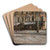 A Street in Paris. Study from Montmartre by Hugo Birger Art Drink Coaster set A Street in Paris. Study from Montmartre by Hugo Birger Art Drink Coaster set