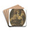 Madonna med barnet by Giacomo Cavedone Drink Coasters - set of 4