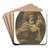 Madonna med barnet by Giacomo Cavedone Art Drink Coaster set