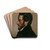 Der Maler Friedrich Gauermann by Friedrich von Amerling Drink Coasters - set of 4