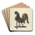 Weather Vane Finial by Philip Johnson Art Drink Coaster set