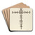 Wrought Iron Cross (Restored) by Gordena Jackson Art Drink Coaster set