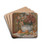 Still Life with Flowers and Prickly Pears by Pierre-Auguste Renoir Drink Coasters - set of 4