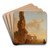 An Italianate Landscape With Ruins by Jan Both Art Drink Coaster set