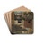 View through the window of a workroom by Tadeusz Makowski Drink Coasters - set of 4 View through the window of a workroom by Tadeusz Makowski Drink Coasters - set of 4