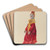 Punch as Clown by Lillian Stahl Art Drink Coaster set