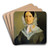 Die Frau des Uhrmachers Hasslwander by Joseph Hasslwander Art Drink Coaster set Die Frau des Uhrmachers Hasslwander by Joseph Hasslwander Art Drink Coaster set