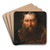Portrait Of A Bearded Man by Giuseppe Nogari Art Drink Coaster set Portrait Of A Bearded Man by Giuseppe Nogari Art Drink Coaster set