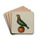 Pa. German Parrot by Mina Lowry Drink Coasters - set of 4