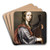 Portrait of a Lady Playing a Lute by Jan Mytens Art Drink Coaster set
