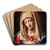 Madonna in prayer by Workshop of Giovanni Battista Salvi Art Drink Coaster set
