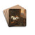 A Stable Interior by Nicolaes Pietersz. Berchem Drink Coasters - set of 4