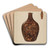 Flask by John Fisk Art Drink Coaster set Flask by John Fisk Art Drink Coaster set