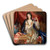 Portrait of a Woman by Nicolas de Largillire Art Drink Coaster set