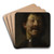 The Laughing Man by Rembrandt van Rijn Art Drink Coaster set