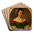Wilhelmine Hasslwander by Joseph Hasslwander Art Drink Coaster set