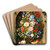 A Large Bouquet of Flowers in a Greek Vase by Pauline von Koudelka-Schmerling Art Drink Coaster set A Large Bouquet of Flowers in a Greek Vase by Pauline von Koudelka-Schmerling Art Drink Coaster set