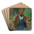 The Winemaker by Josef Kinzel Art Drink Coaster set