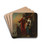 Abraham Dismissing Hagar and Ishmael by Nicolaes Maes Drink Coasters - set of 4