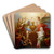Allegory of the Blessings of Peace by Heinrich Friedrich Fger Art Drink Coaster set