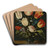 Still LifeOf Tulips And OtherFlowers In A Glass Vase by Andries Daniels Art Drink Coaster set