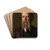 Portrait of an Elderly Bearded Man by Frank Hector Tompkins Drink Coasters - set of 4