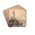 San Giorgio Maggiore and the Salute, Venice by Edward Millington Synge Drink Coasters - set of 4
