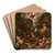 Annunciation To The Shepherds by Joachim Wtewael Art Drink Coaster set Annunciation To The Shepherds by Joachim Wtewael Art Drink Coaster set
