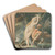 Amymone with a Lecherous Satyr by William Hamilton Art Drink Coaster set