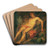 Drunk Bacchus by Hans Canon Art Drink Coaster set