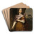 Portrait of Wolfert van Brederode by Jan Mijtens Art Drink Coaster set