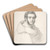 Portrait of a Young Man by Adolf Senff Art Drink Coaster set
