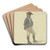 Stehender Bauer nach rechts by Jakob Frchtegott Dielmann Art Drink Coaster set