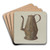 Pa. German Coffee Pot by Carl Strehlau Art Drink Coaster set
