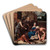 Adoration of the Shepherds by Carlo Bononi Art Drink Coaster set