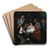 The Adoration Of The Shepherds by Carlo Saraceni Art Drink Coaster set