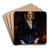 Portrait Of A Woman In A Blue Dress by Frederick Randolph Spencer Art Drink Coaster set