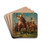 Le dressage des jeunes faucons by Henri milien Rousseau Drink Coasters - set of 4 Le dressage des jeunes faucons by Henri milien Rousseau Drink Coasters - set of 4