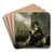 Roman Tinker by Jan Baptist Weenix Art Drink Coaster set Roman Tinker by Jan Baptist Weenix Art Drink Coaster set
